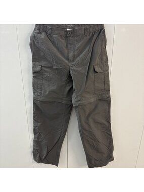 Columbia Omni- Wick Convertible Pants Mens 32x32 Gray Ripstop Hiking Travel